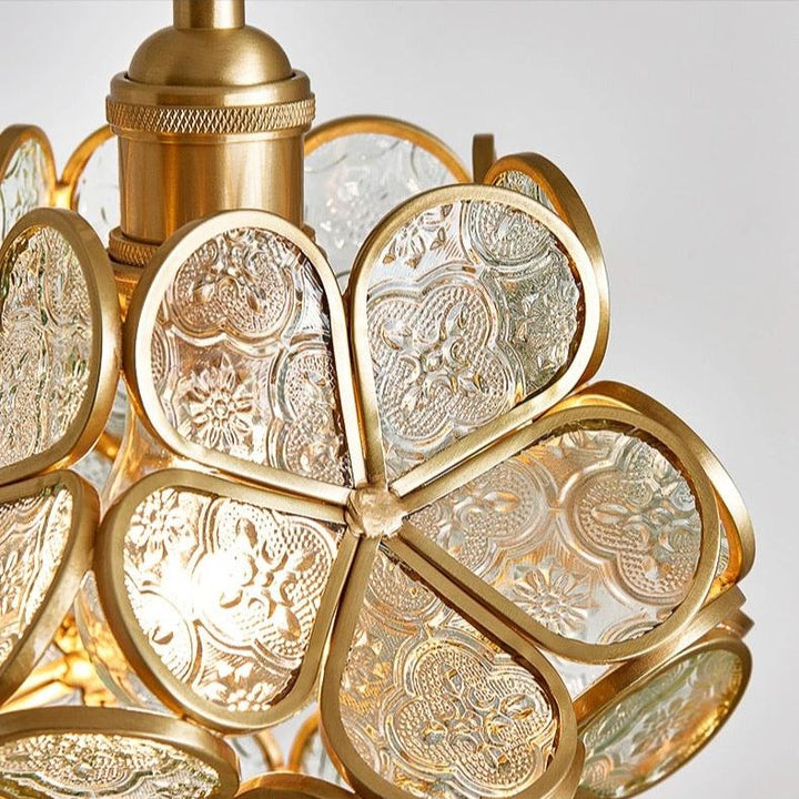 BowLift | Modern Flower Shape Glass LED Pendant Lamp