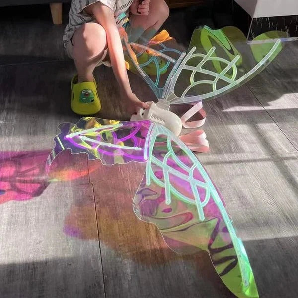 BowLift | Electric Colorful Kids / Adults LED Fairy Wings Costume