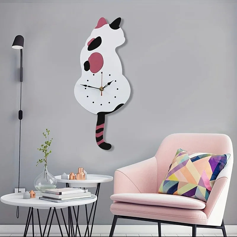BowLift | Time-Tail Black Cat Clock