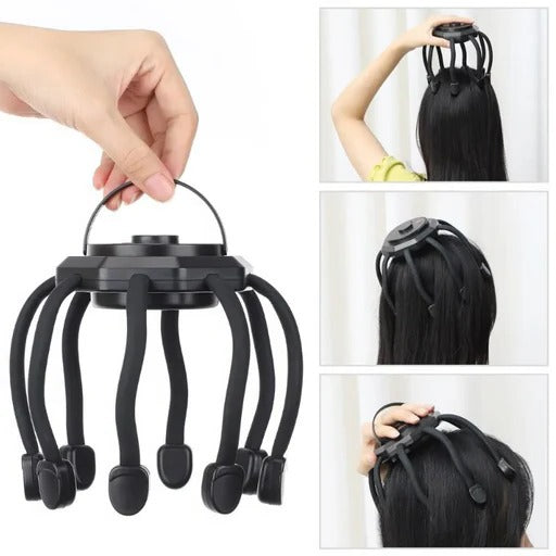 BowLift | Octopus Head Massager, for Relaxation Anywhere