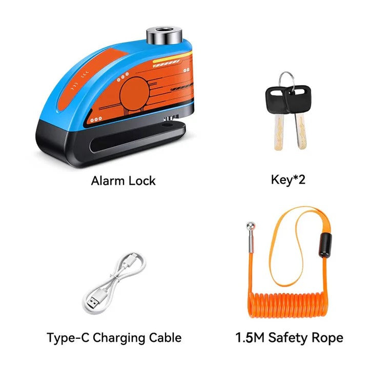 BowLift | Motorcycle Anti Theft Disc Brake Lock with Motion Alarm
