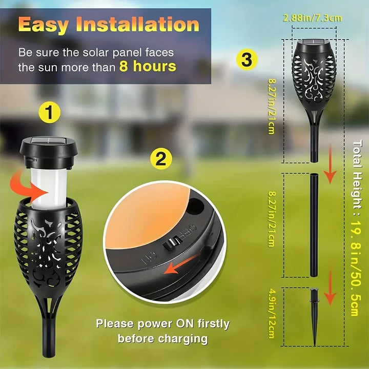 BowLift | Solar Flicker Flame Torches