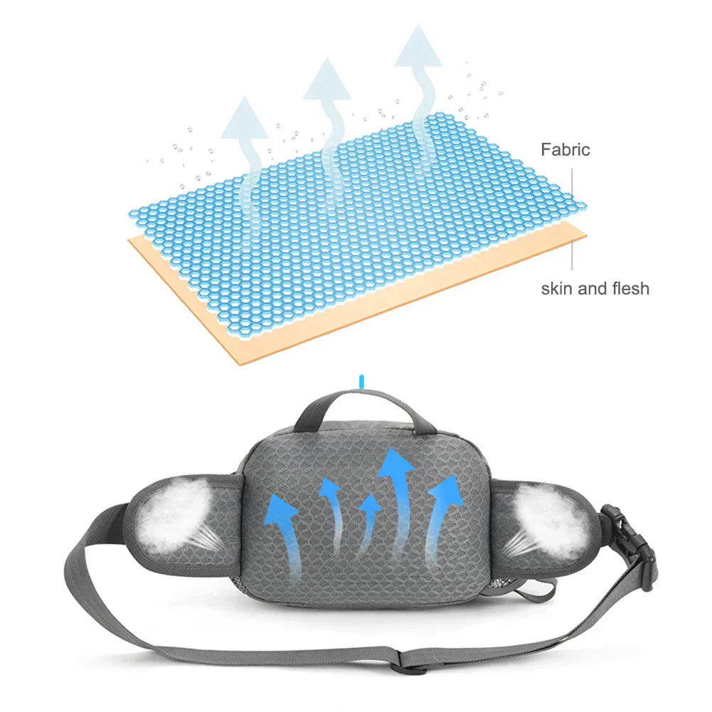 BowLift | Running Belt MotionLite | Lightweight & Water-Repellent | Adjustable for All Sizes | Perfect for Jogging, Hiking & Cycling