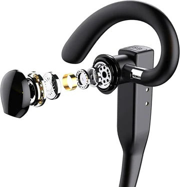 BowLift | Trucker Dual Mic Wireless Bluetooth 5.1 Noise Cancelling Headset/Earpiece