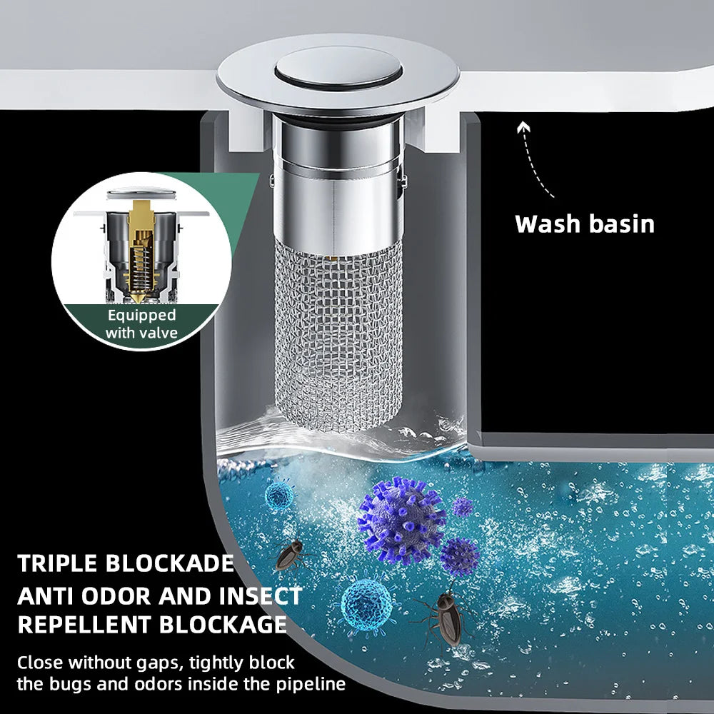 BowLift | Universal Popup Sink Drain