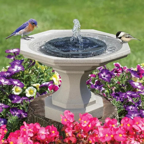 TranquilFlow – Calming Garden Fountain with Sunlight Bowlift