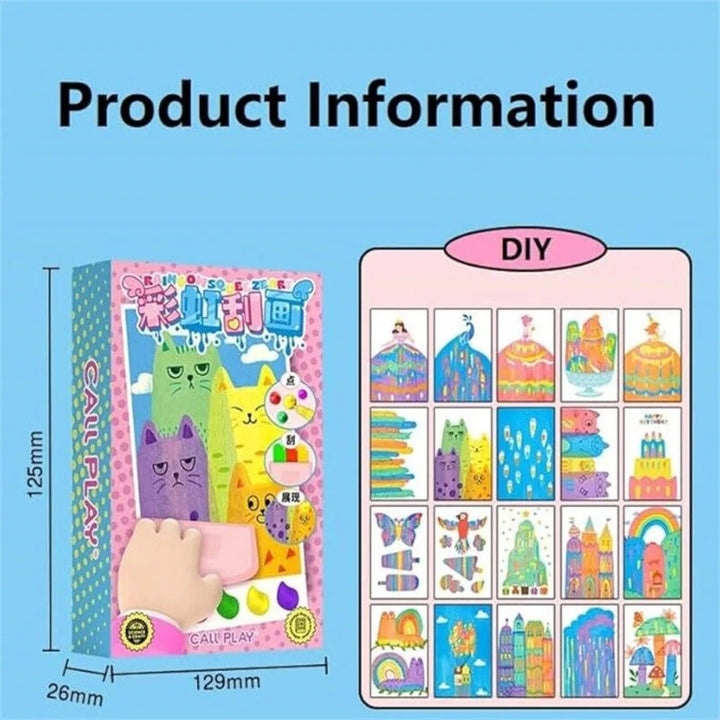 BowLift | Rainbow Art Fun Kit for Kids