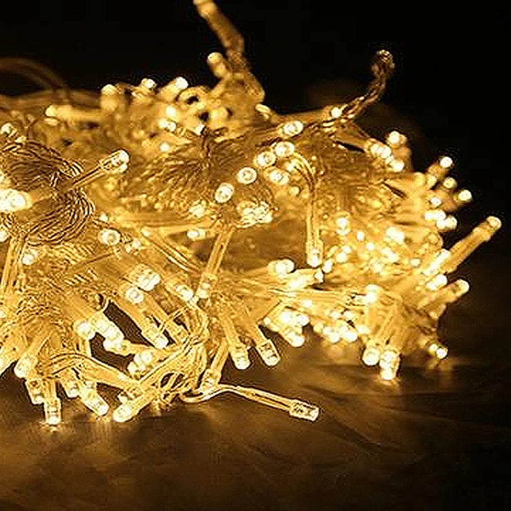 BowLift | 300-LED Warm White String Curtain Light, 10ft. length