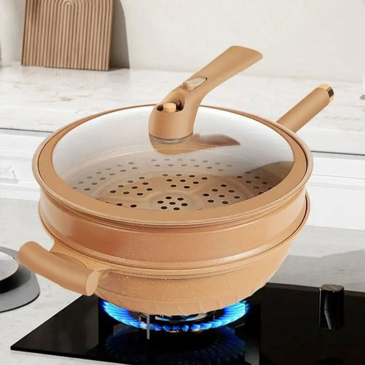 BowLift | VEGA - UltraSmart Wok Pro with Steamer Basket