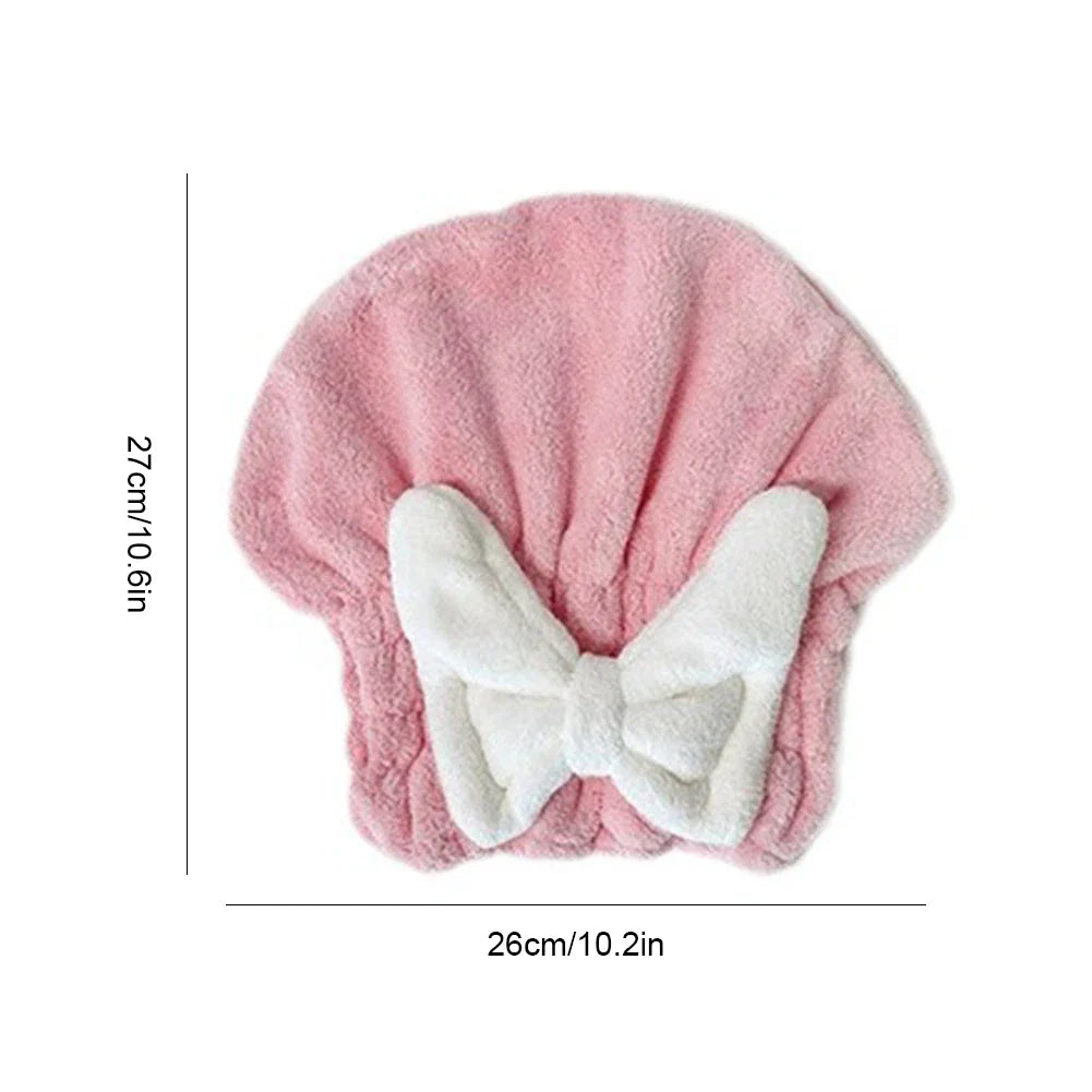 BowLift | QuickDry Microfiber Hair Towel Cap