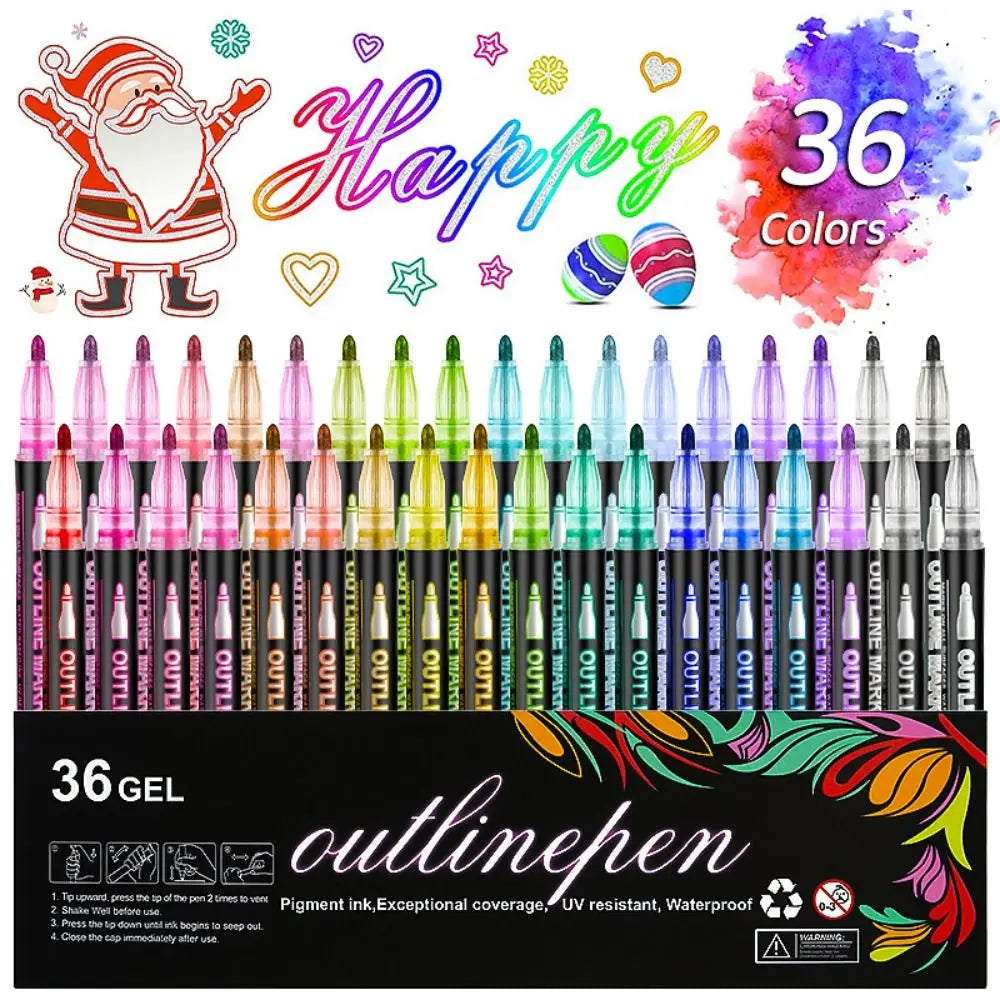 BowLift | SparkleMagic: Dual-Color Pens