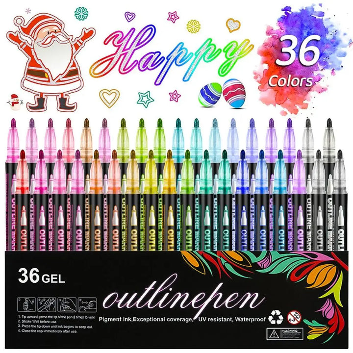 BowLift | SparkleMagic: Dual-Color Pens