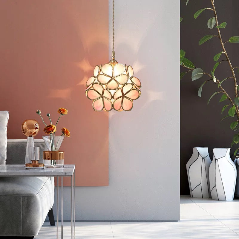BowLift | Modern Flower Shape Glass LED Pendant Lamp