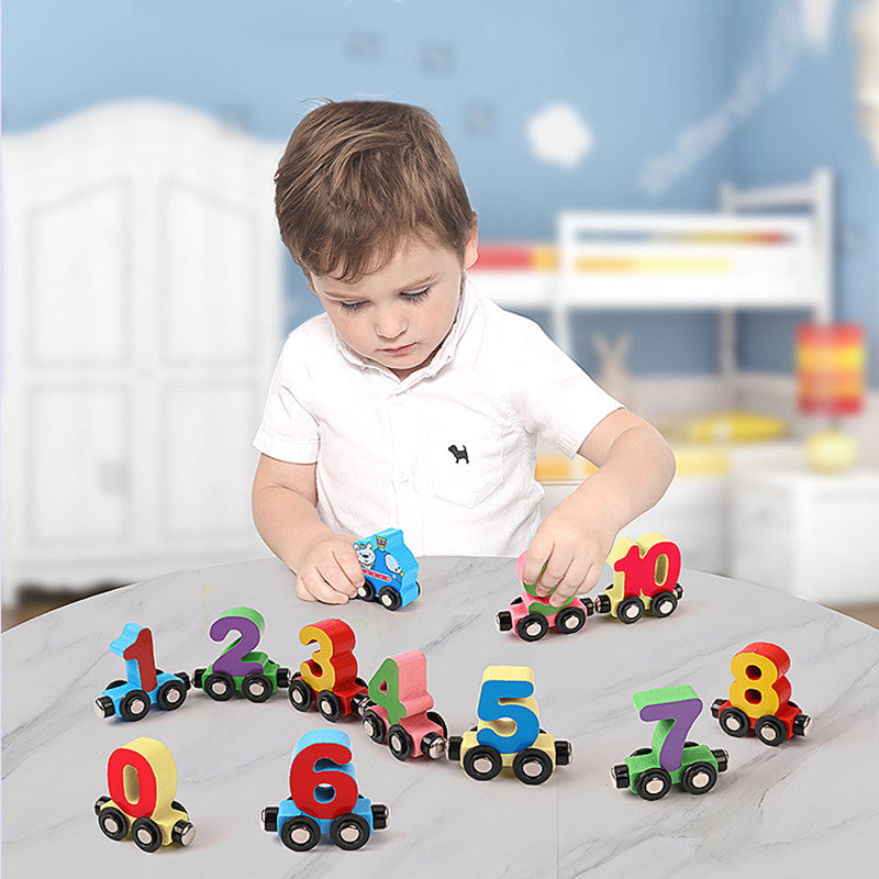 BowLift | Educational magnetic train Numbers and fun for the little ones