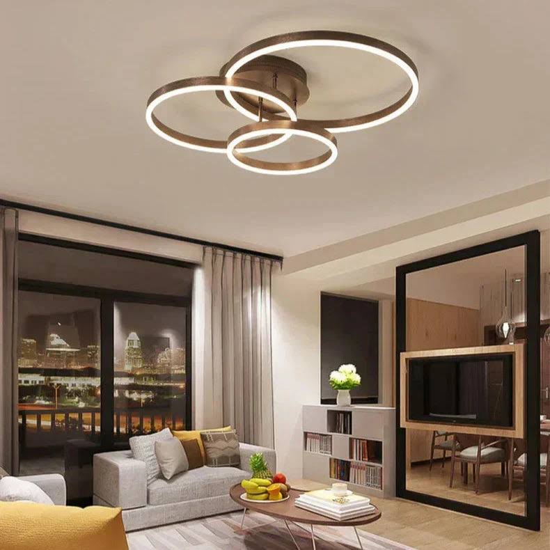 BowLift | LED Ceiling Light with Decorative Rings 55x50cm - 32W