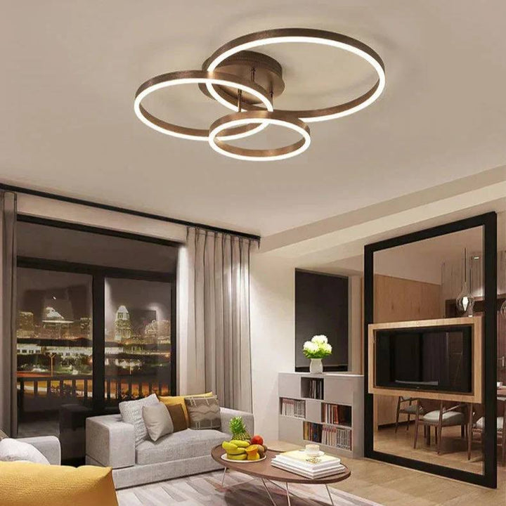 BowLift | LED Ceiling Light with Decorative Rings 55x50cm - 32W