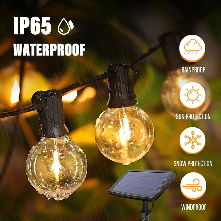 BowLift | LED Solar Light String Deluxe - Create the perfect atmosphere in your garden!