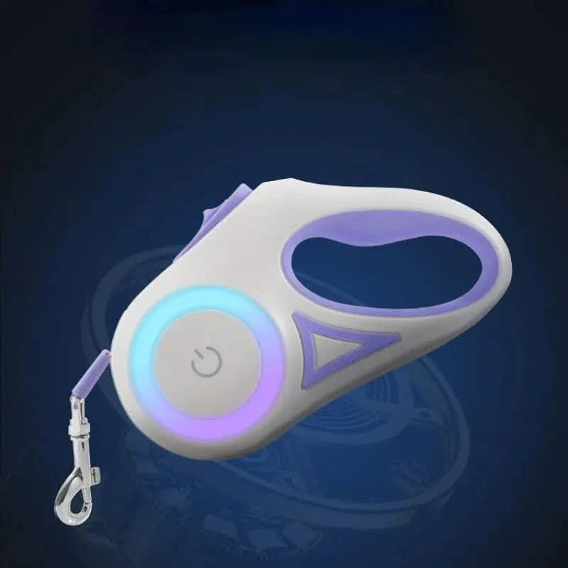 BowLift | AutoLeash Glow – Automatic dog leash with LED light for walks during day & night