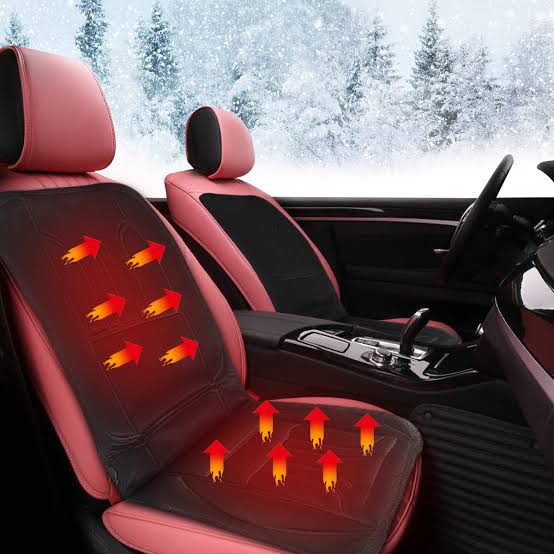 BowLift | HeatRide Heated Car Seat Cushion – 12V Memory Foam Seat and Back Warmer