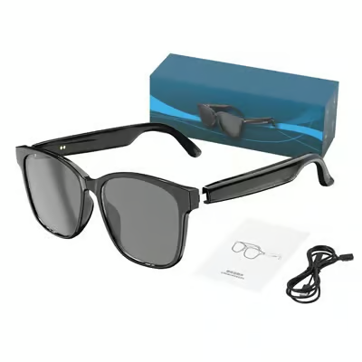 BowLift | Smart Translation Glasses | AI Real-Time Voice Translator | Bluetooth 5.4 with Open-Ear Speakers