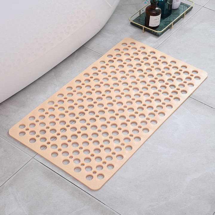 Shower mat with suction cups and drainage holes | Bowlift