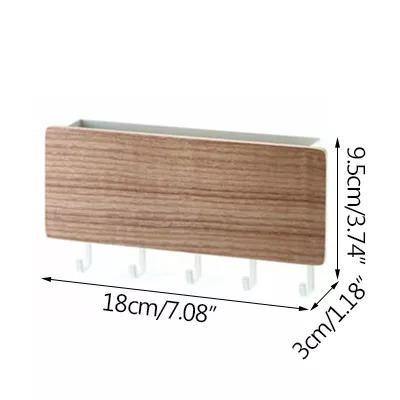 BowLift | KeyOrganize Wood Key Holder Wall Shelf | Multifunctional & Stylish | Wall Decor & Storage