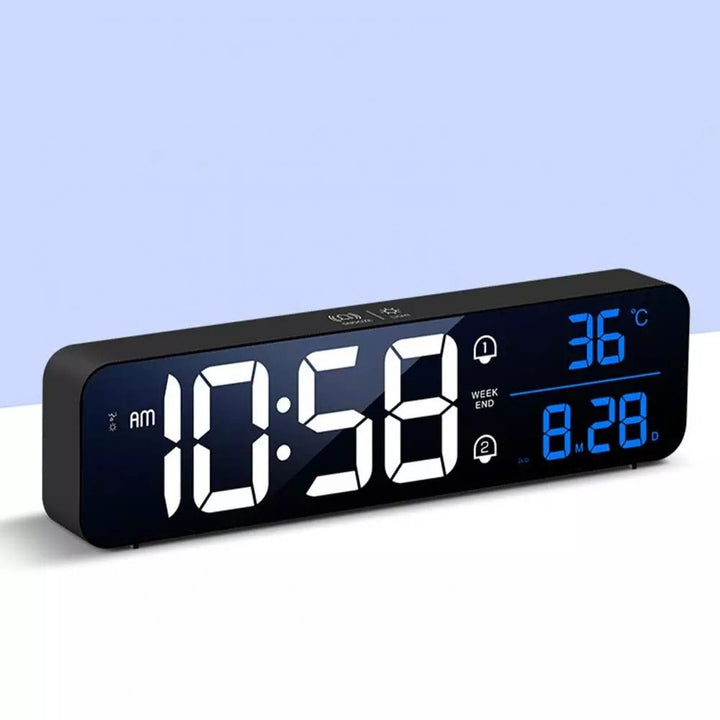 Smart Digital LED Music Alarm Temperature Clock | Bowlift