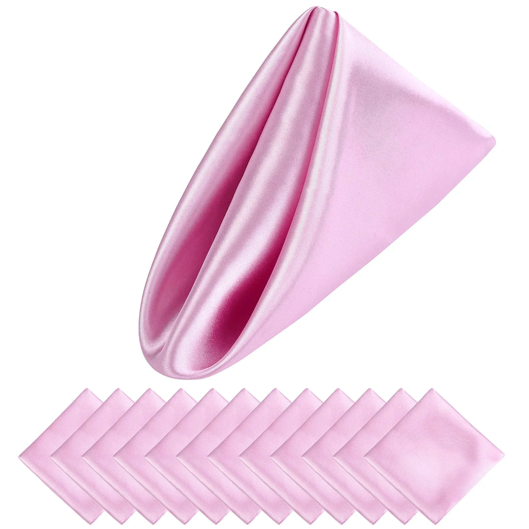 BowLift | Set of 12 Satin Napkins Pattern Luxurious Table Decoration