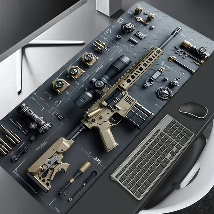BowLift | Gaming Mouse Pad | Extra Large 35.4" x 15.7" | Non-Slip Military Design