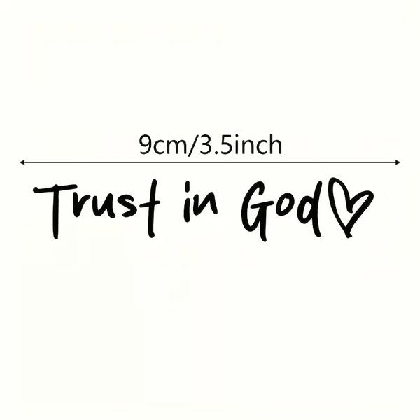 BowLift | Faith Car Sticker | Waterproof Vinyl | Inspirational Christian Quote Decal