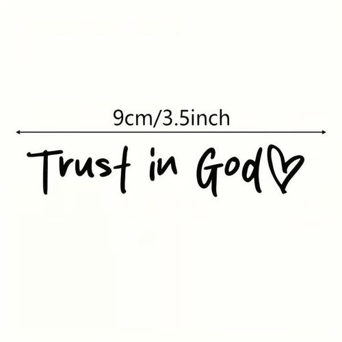 BowLift | Faith Car Sticker | Waterproof Vinyl | Inspirational Christian Quote Decal