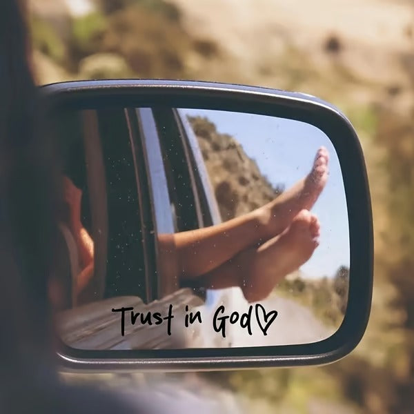 BowLift | Faith Car Sticker | Waterproof Vinyl | Inspirational Christian Quote Decal