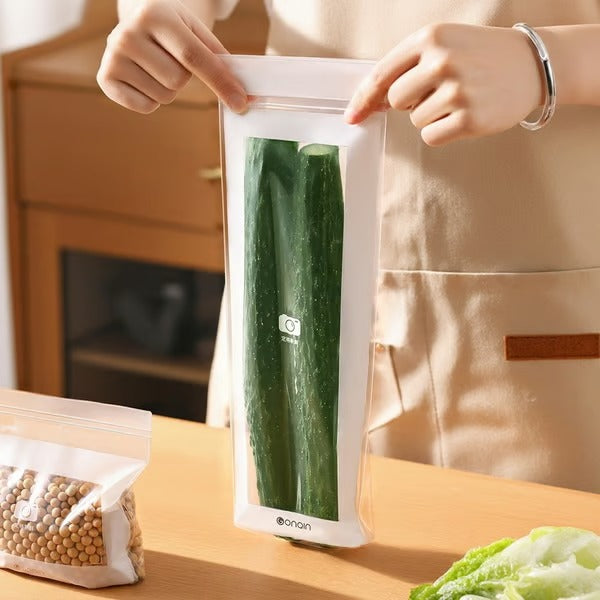 BowLift | Reusable Food Storage Bags | Airtight Double Seal | Freezer-Safe | Eco-Friendly PE