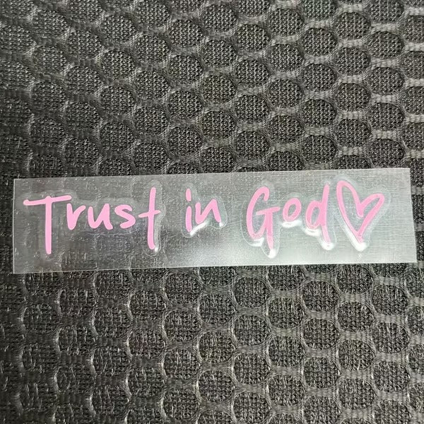 BowLift | Faith Car Sticker | Waterproof Vinyl | Inspirational Christian Quote Decal