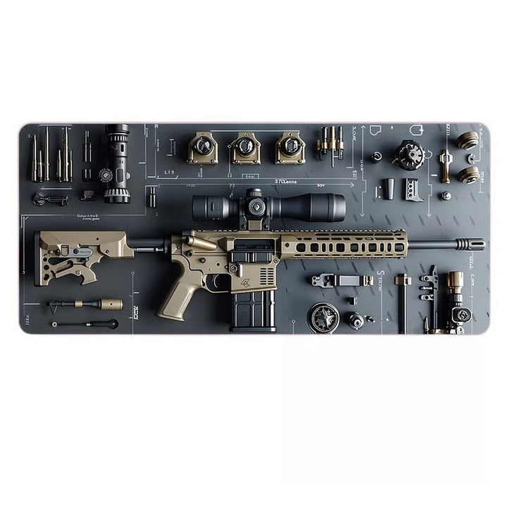 BowLift | Gaming Mouse Pad | Extra Large 35.4" x 15.7" | Non-Slip Military Design