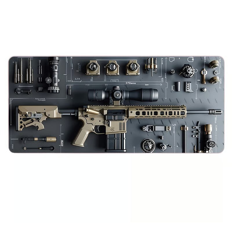 BowLift | Gaming Mouse Pad | Extra Large 35.4" x 15.7" | Non-Slip Military Design