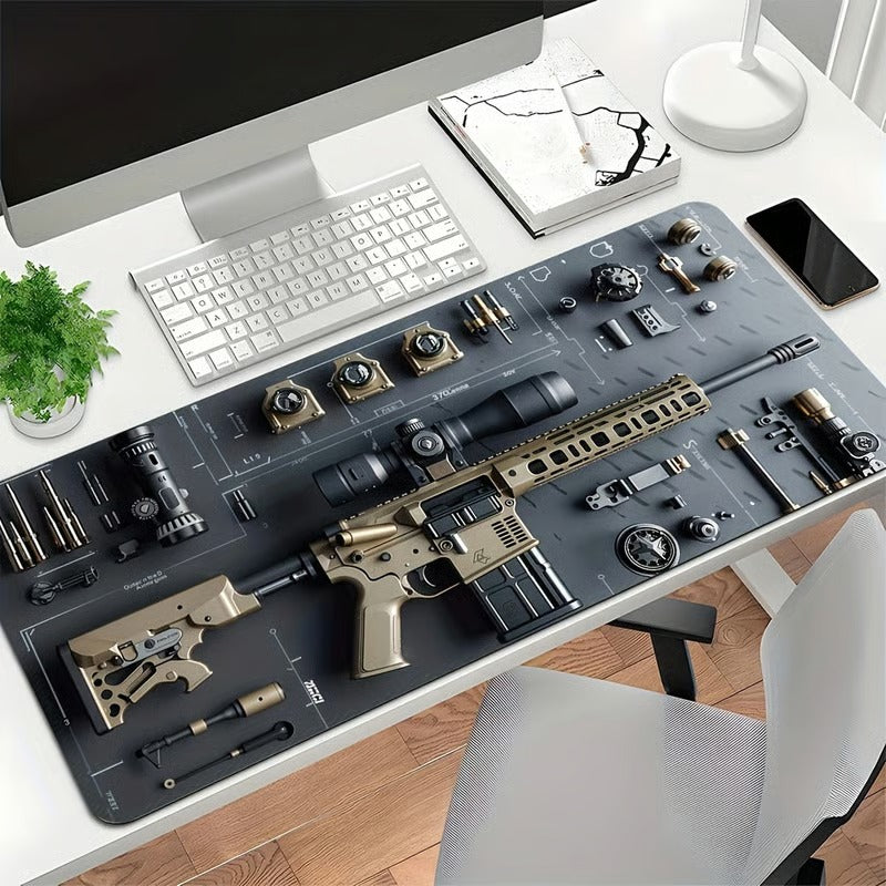 BowLift | Gaming Mouse Pad | Extra Large 35.4" x 15.7" | Non-Slip Military Design