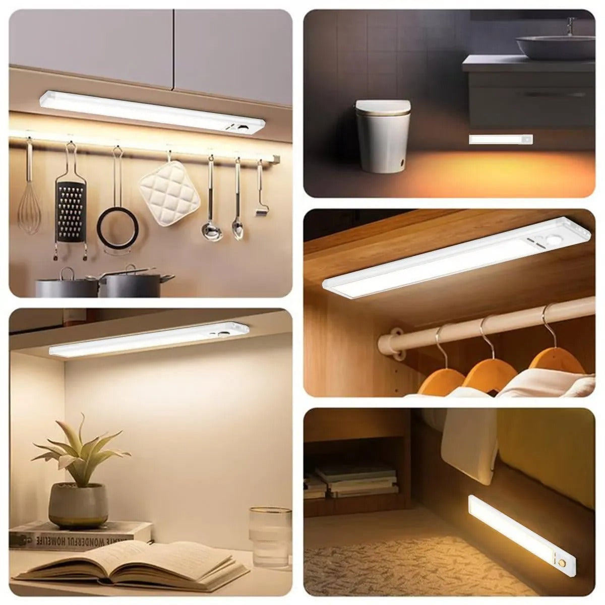 BowLift | LED Cabinet Light with Motion Sensor – Several Months on a Single Charge