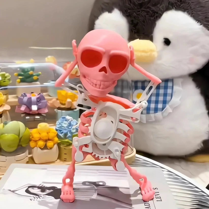 BowLift | Dancing Skeleton Figure – Glowing Dance Decoration with Playful Shine