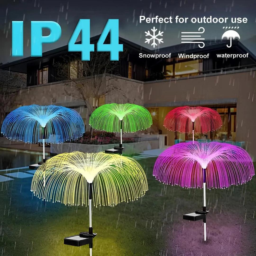 BowLift | Solar Garden Light Jellyfish – Hypnotic Color Change at Night