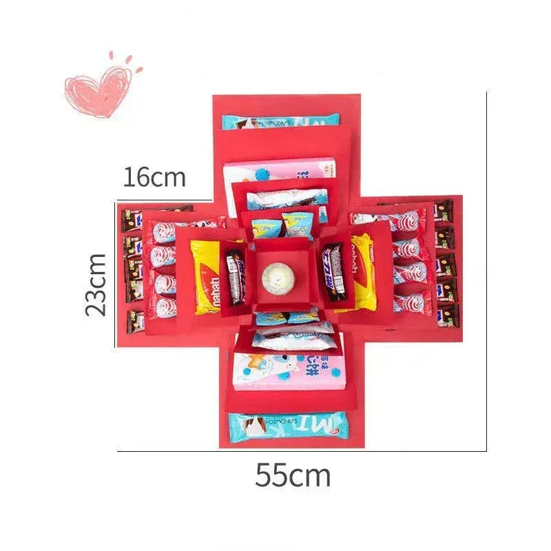 BowLift | Luxury Surprise Gift Box with Candy and Chocolate – Original Gift