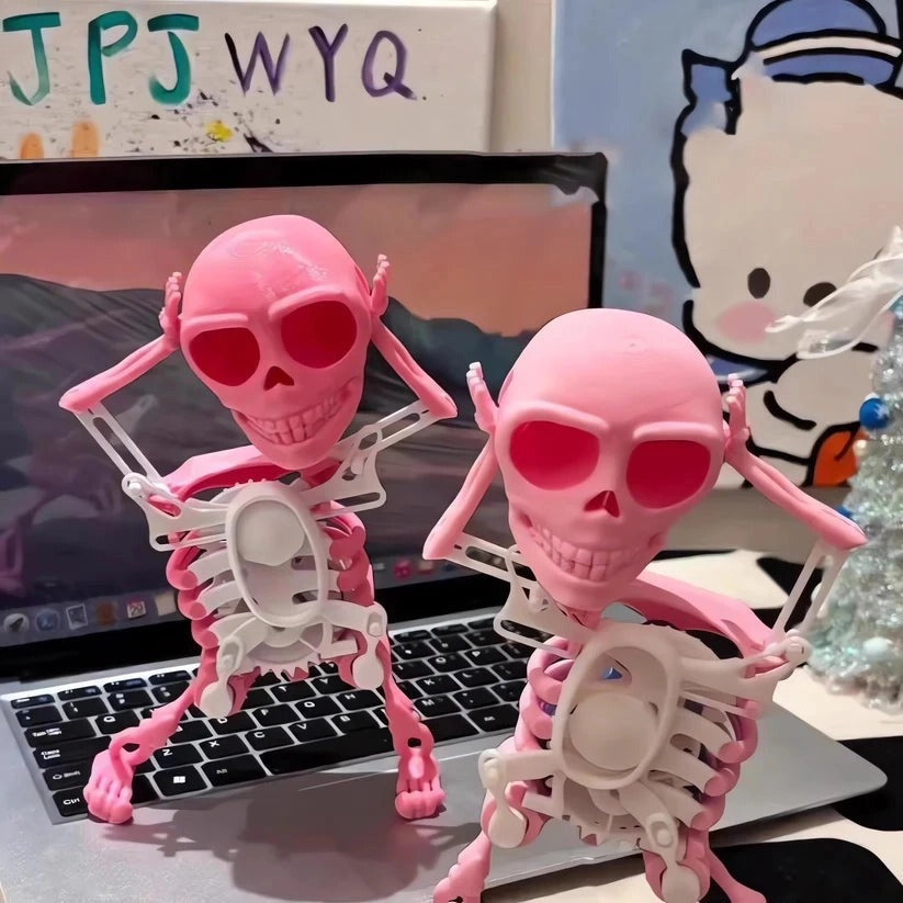 BowLift | Dancing Skeleton Figure – Glowing Dance Decoration with Playful Shine