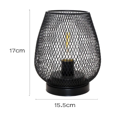 BowLift | AuroraMesh Table Lamp Set – Industrial Style with Warm Ambient Lighting