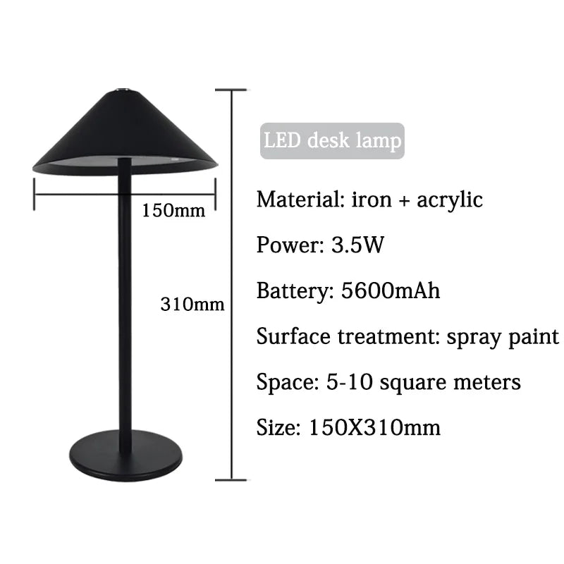 BowLift | Elegant GoLumina Wireless Desk Lamp with Adjustable Lighting