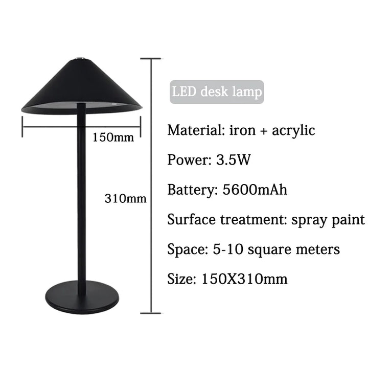 BowLift | Elegant GoLumina Wireless Desk Lamp with Adjustable Lighting