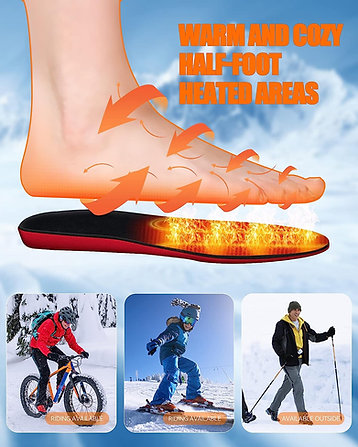 BowLift | USB Rechargeable Heated Insoles