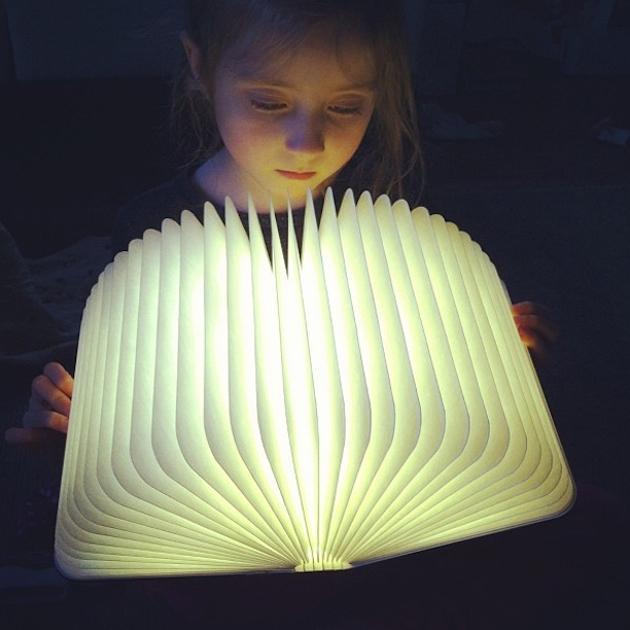 BowLift | Wood Book LED Lamp