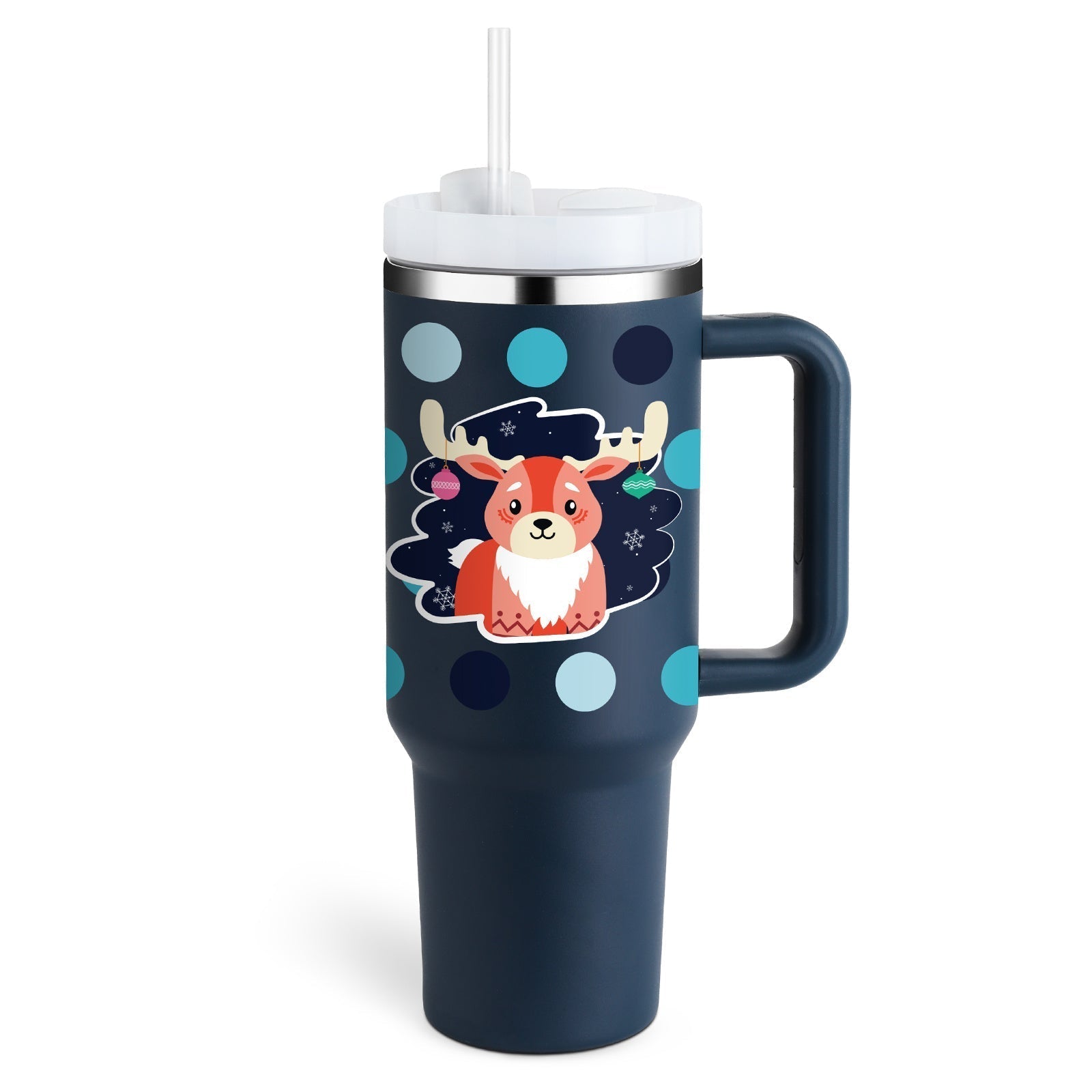 BowLift | Insulated Mug with Handle and Straw - ChillMate