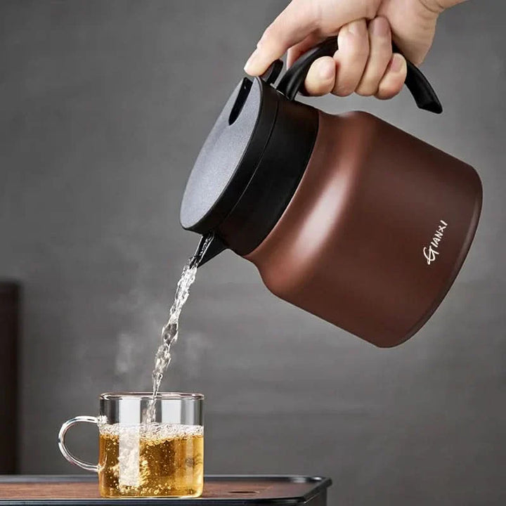 BowLift | Insulated Teapot with Infuser – 800ml Stainless Steel