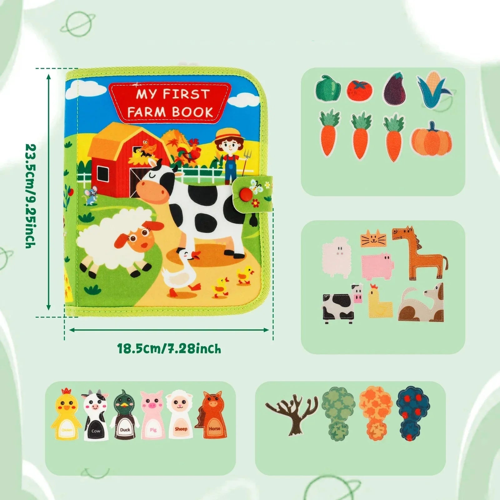 BowLift | Educational Kids Book Interactive Farm Animals